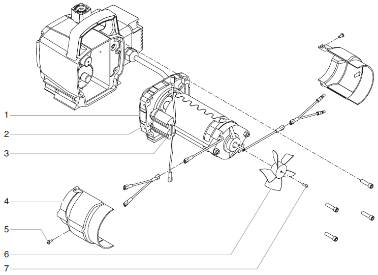 Advantage 400 Motor Assembly Parts